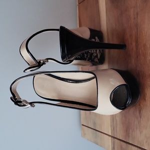 Le Chateau 5 inch platform heels, Size 6